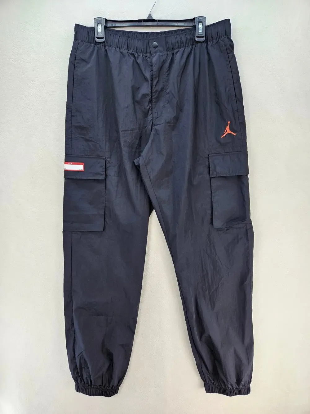 NIKE AIR JORDAN MEN'S L JUMPMAN FLIGHT MVP WOVEN CARGO PANTS NWT FN4609-010